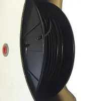 Slurf Buitenkabel rem zwart 50m (gevoerd)