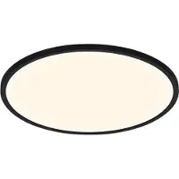 Nordlux LED Plafonniere Oja 42 zwart 19W 3000K/ 4000K 42cm - 4802314
