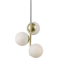 Nordlux Lilly-hanglamp-E14-opaal glas/messing