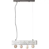 Brilliant Pendelleuchte Vagos Creme max. 4 x 40W E27 ohne Leuchtmittel kürzbar