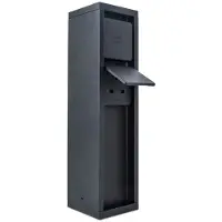 Lutec 9702202012 Mains Buitenstopcontact Voor Buiten Donkergrijs