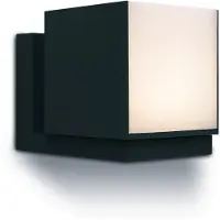 Lutec 5193803012 Cuba Led Wandlamp Voor Buiten Zwart