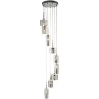 Searchlight Vide hanglamp Linen 9-lichts