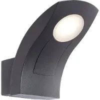 AEG Brynna - buiten wandverlichting - 10 x 19,4 x 16,4 cm - 6W LED incl. - IP54 - antraciet