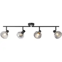 Brilliant Design plafondlamp Reflekt 4-lichts zwart