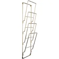 Present Time Tijdschriftenrek Wire - Staal Verguld - 60x19cm - Scandinavisch