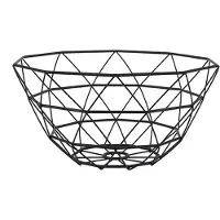 PT Living Fruitschaal Diamond Cut Iron Black