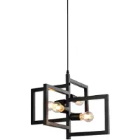 LumenXL Industriële hanglamp metalen constructie 4-lichts - Madrid