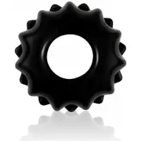 Lovetoy PowerPlus Flexibele Cockring Getand - zwart