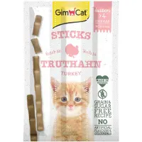 GimCat 24x Sticks Kitten Kalkoen 3 stuks