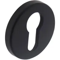 Intersteel Cilinderrozetten Verdekt ø49x7mm PVD Zwart