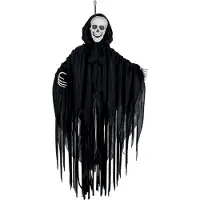 Ciao Decoratie Shocking reaper (90 cm) (wit en zwart)