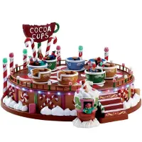Lemax Kerstfiguur Cocoa cups set of 2 with 4.5v adaptor