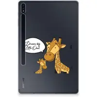 B2Ctelecom Samsung Galaxy Tab S7 Plus | S8 Plus Tablet Back Cover Giraffe