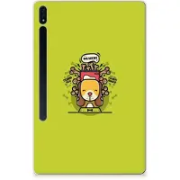 B2Ctelecom Back Cover voor Samsung Galaxy Tab S7 Plus | S8 Plus Tablet Back Cover Doggy Biscuit