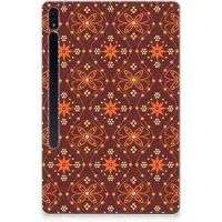 B2Ctelecom Samsung Galaxy Tab S7 Plus | S8 Plus Hippe Hoes Batik Brown