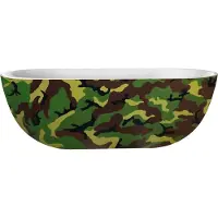 Best design Vrijstaand Bad Camouflage 180x86x60 cm Acryl Leger Groen