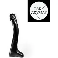 Dark Crystal XXL Dildo 30,5 x 3,7 cm - zwart