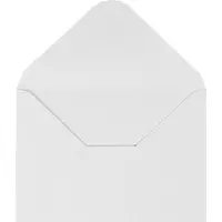 Packlinq Enveloppen, afmeting envelop 11,5x16 cm, 110 gr, wit, 10 stuk/ 1 doos