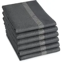 DDDDD Theedoek Barrier Anthracite (set van 6)