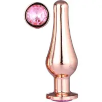 Dream Toys - Gleaming Love - Pleasure plug - Goud kleurige buttplug met siersteen