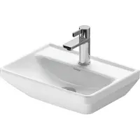 Duravit Fontein d-neo inbouw met kraanvlak 1 kraangat 45 cm hoogglans wit
