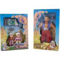 Playtime Speelset Aladdin met toebehoren - 2 stuks - Aladdin & princess / Aladdin's genie