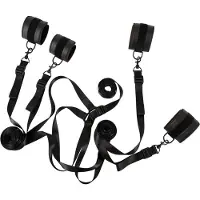 Vegan Fetish Bed Bondage set -