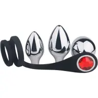 Toyz4Lovers Buttplug Set met Cockring Pleasure Bully