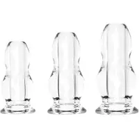 Toyz4Lovers Tunnelplug Triplets - Transparant