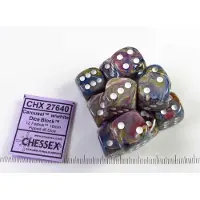 Chessex Feestelijk Carrousel/wit D6 16mm Dobbelsteen Set (12 stuks)