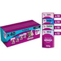 Whiskas multipack pouch adult vis selectie in gelei 40X100 GR