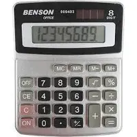 Benson Rekenmachine Groot – Bureaurekenmachine – 10‑cijferig LCD‑display – Gekanteld scherm – Dagelijks gebruik