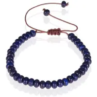 TJ Tom Jaxon Tom Jaxon kralen armband Lapis Lazuli Natuursteen Verstelbaar Blauw