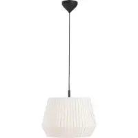 Noortrade Unieke hanglamp Dicte wit Ø 40cm