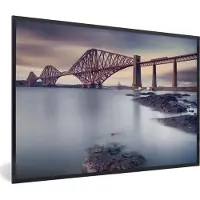 PosterMonkey Fotolijst incl. Poster - Forth Bridge in Schotland - 30x20 cm - Posterlijst