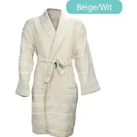 The One Towelling Hamam Badjas Beige - S/M