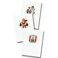 Pako compleet borduurpakket - drie kerstkaarten om zelf te borduren - 200.209 - voorgesorteerd garen - kruissteek - Aida - DIY kit