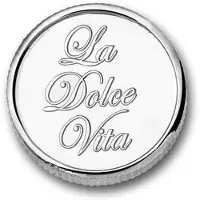 Mi Moneda MON-DOL-01-XS Dolce Vita Silver munt XS