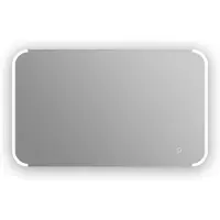 Guido Gusto Rechthoekige badkamerspiegel Laura met verwarming, LED verlichting en touch sensor 100x60cm