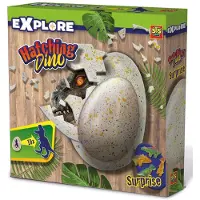 SES Creative - Explore - Dino Uitbroeden - Verrassingsei met Groeiende Dino - Dinosaurus Speelgoed