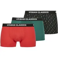 Urban Classics Boxershorts navy / groen / rood