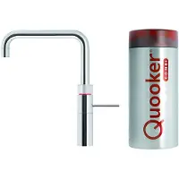 Quooker Fusion square chroom met Combi reservoir