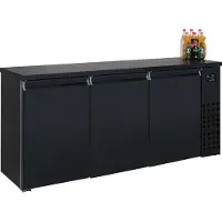 CombiSteel BARKOELER COMBISTEEL, ZWART 3 DEUREN, 194(B)x55(D)x95(H)cm, 230V/460W