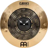 Meinl Classics Custom Dual 20 Crash Cymbal & Gear4music Boom Arm Stand Black