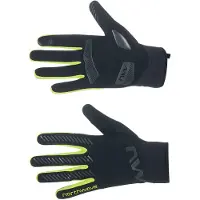 Northwave Active Gel Long Handschoenen Zwart/Geel || Maat: S