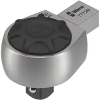 Wera 7772 B, opzetstuk voor momentsleutel, zwart, zilver, 1 stuk, chroom-vanadiumstaal (Cr-V), 9 x 12 mm, Click-Torque X