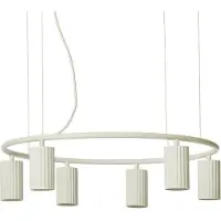 Pholc Hanglampe , Beige, Eetkamer, Aluminium