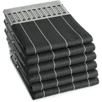 DDDDD Theedoek Jules Anthracite (set van 6)