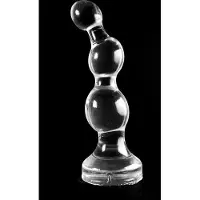Zizi - Bolletjes Buttplug - 20 x 4,5 cm - Transparant